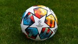 The Champions League ball over the years
