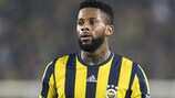 Appearance record-holder Jeremain Lens in Europa League group stage action for Fenerbahçe