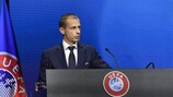 En su intervención en el Congreso de la UEFA celebrado en abril en Montreux, el presidente de la UEFA, Aleksander Čeferin, defendió firmemente el modelo deportivo europeo que guía la misión de la UEFA.