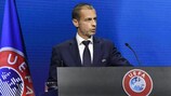 No Congresso da UEFA em Abril, Aleksander Čeferin, Presidente da UEFA, defendeu fortemente o modelo desportivo europeu que guia a missão da UEFA