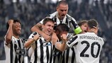 La Juventus célèbre sa victoire sur Chelsea lors de la deuxième journée de l'UEFA Champions League