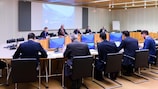 A UEFA Appeals Body meeting