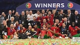 Portugal celebrate their second title