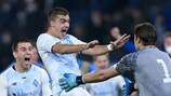 Dynamo Kiew feiert den Sieg im Elfmeterschießen gegen Deportivo 