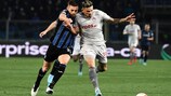 Atalanta came from behind to win the first leg 2-1