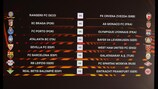 The UEFA Europa League round of 16 draw