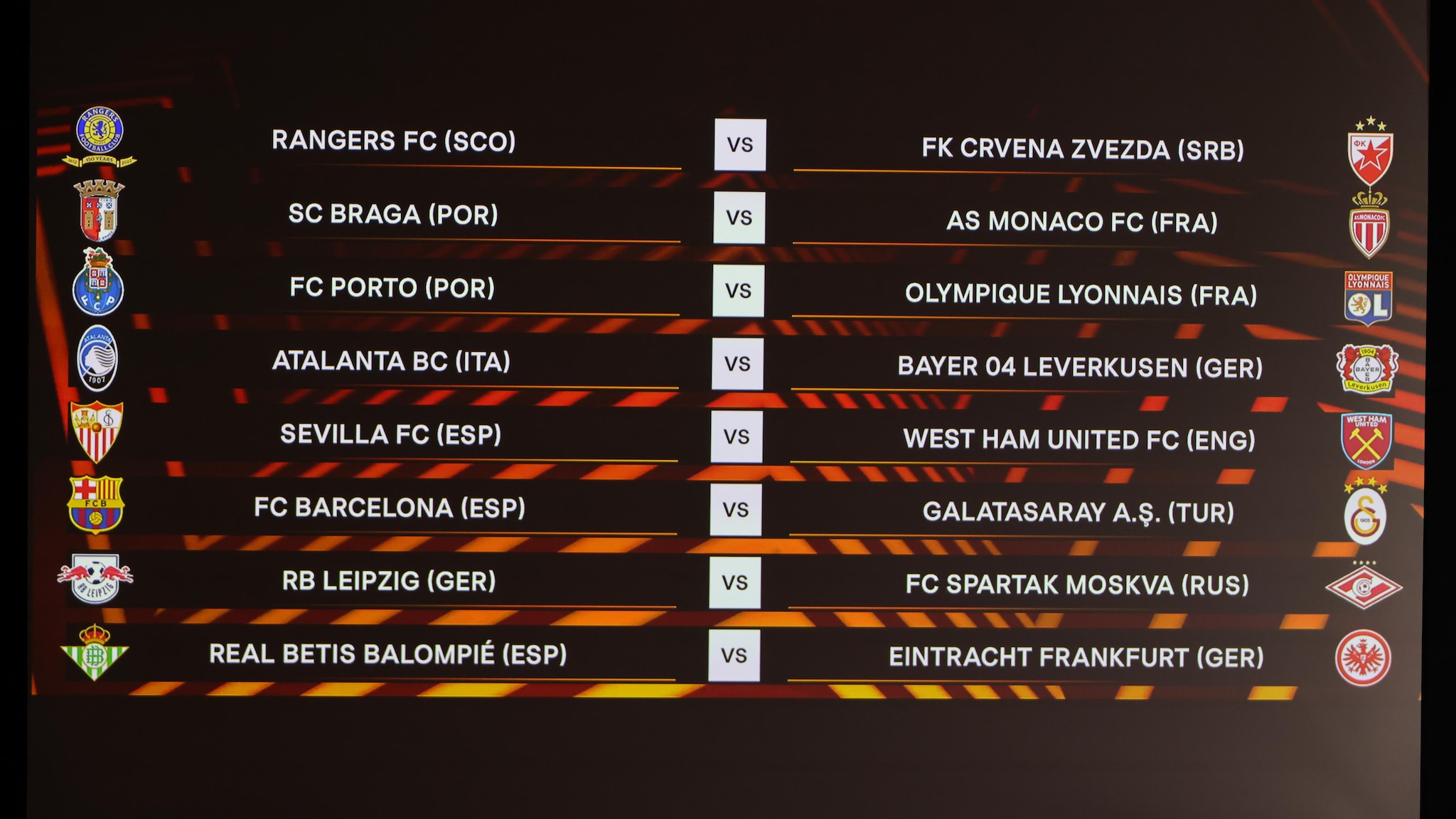 UEFA Europa League round of 16 draw summary: teams, pairings, ties and  schedule - AS USA