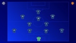 United played in a 4-2-3-1 formation