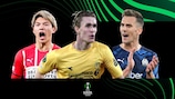 PSV's Ritsu Doan, Bodø/Glimt's Ola Solbakken and Marseille's Arkadiusz Milik 