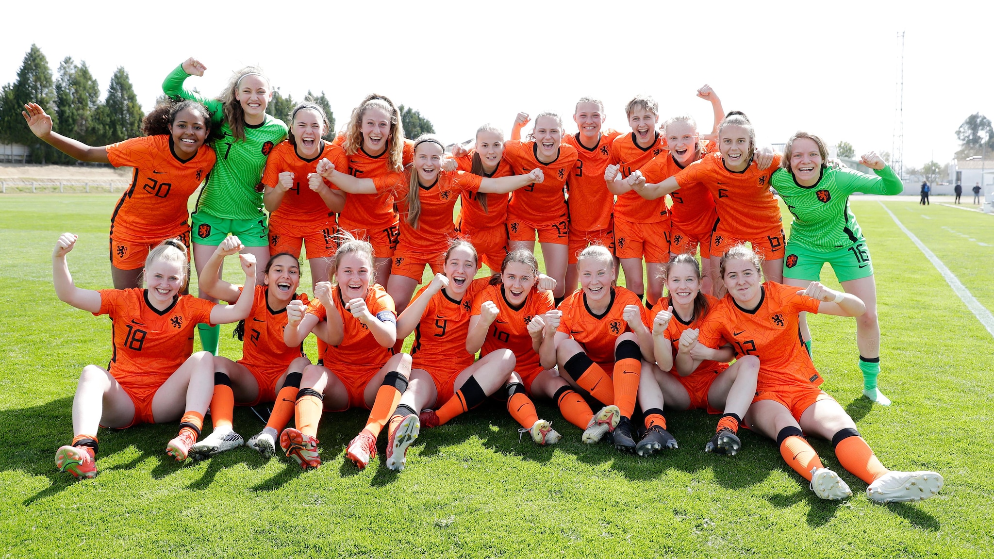 2021/22 EK Dames Onder-17, Ronde 2: Finale Nederland, Denemarken |  Vrouwen onder de 17 jaar