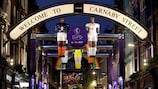 To mark 100 days to go until the kick-off of the tournament, an installation with giant women’s table football players has been unveiled on London’s iconic Carnaby Street. 