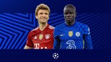 Thomas Müller (Bayern), et N'Golo Kanté (Chelsea)
