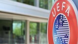 La sede della UEFA, la Casa del Calcio Europeo, a Nyon, in Svizzera