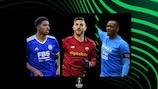 Leicester's Wesley Fofana, Roma's Lorenzo Pellegrini and Marseille's Steve Mandanda