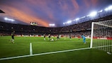 In Sevillas Estadio Ramón Sánchez-Pizjuán findet am 18. Mai das Endspiel der UEFA Europa League statt