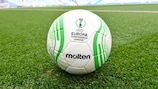 An official UEFA Europa Conference League match ball
