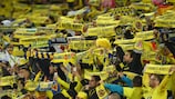 Molti fan del Villarreal hanno accompagnato i loro fan ad Anfield