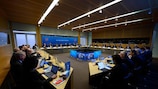 UEFA-Exekutivkomiteesitzung.