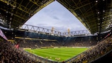 The huge BVB Stadion Dortmund