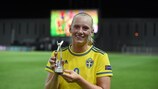 La Suédoise Stina Blackstenius a marqué 20 buts en 2014/15
