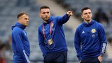 Scotland trio Ryan Fraser, John McGinn and Andy Robertson are set to line up against Ukraine
