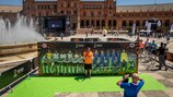 Auf dem Plaza de España findet das Europa League Fan Festival statt