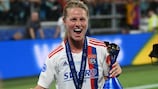 Lyon midfielder Amandine Henry took the prize for her display in the final.