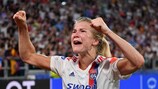  Ada Hegerberg feiert ihr Tor bei Lyons Finalsieg 2022