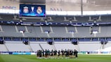 Liverpool train at the Stade de France ahead of the 2022 Champions League final