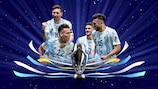 Argentina won the contest between the South American and European champions