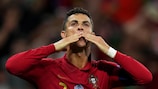  Cristiano Ronaldo feiert ein Tor für Portugal