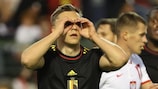 Leandro Trosard po czwartym golu Belgii