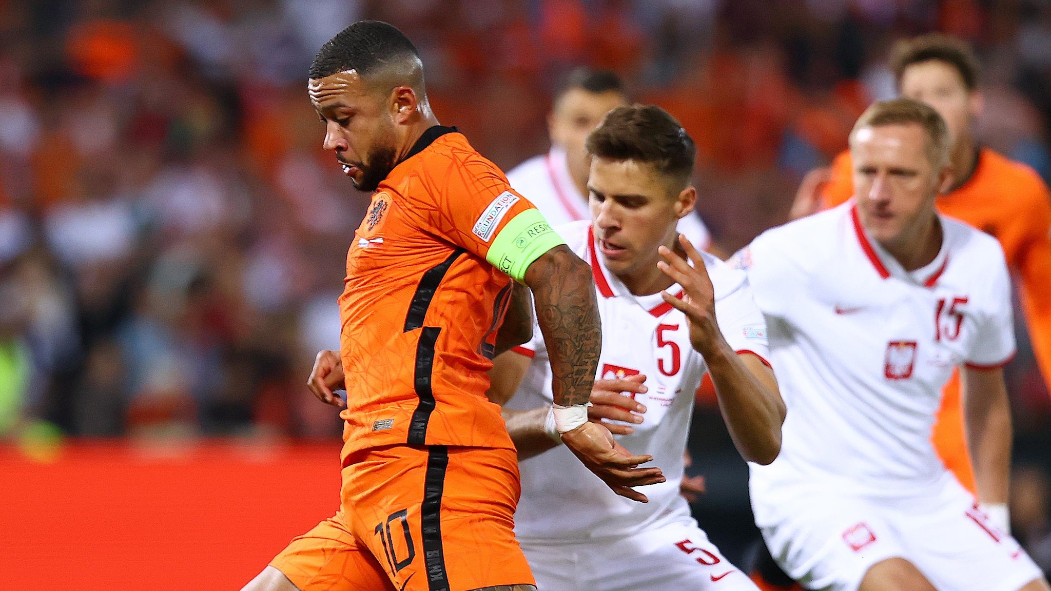 Netherlands 2-2 Poland: Depay misses late penalty as Dutch draw thriller |  UEFA Nations League | UEFA.com
