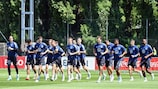 Das DFB-Team im letzten Training vor Italien