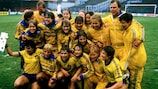 Sweden celebrate victory in 1984