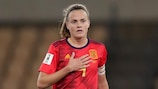 Irene Paredes a marqué lors de la rencontre entre l'Espagne et la Finlande en avril 2018