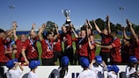 Team Germany lift the inaugural UNITY EURO Cup