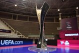 The UEFA Women's Futsal EURO trophy