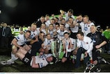 Le Dundalk FC, victorieux du championnat d'Eire