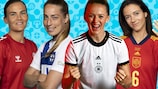 Denmark face Finland and Germany meet Spain on Tuesday