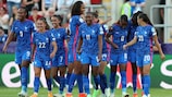 Frankreich durfte über einen deutlichen Sieg gegen Italien jubeln