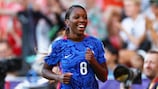 Grace Geyoro s'offre un triplé record en ouverture de l'EURO 2022.