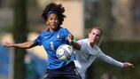Italy's Sara Gama in action against Iceland in an April 2021 friendly