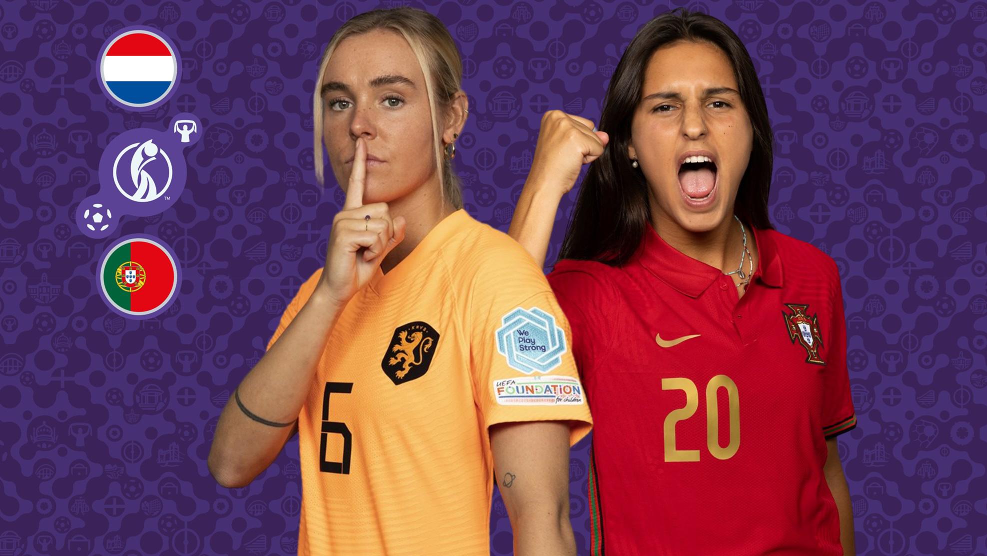 Nederland-Portugal op het EK Dames: TV en live uitzendingen, line-ups en geluiden |  Europees Kampioenschap Dames