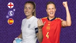 England captain Leah Williamson and Spain counterpart Irene Paredes