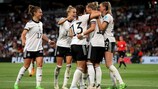 Alemania celebrando el gol de Popp