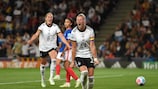 L'esultanza di Alexandra Popp per il secondo gol della Germania