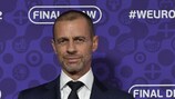 Aleksander Čeferin, Presidente ad UEFA: "Um torneio para a história"