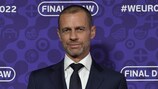 UEFA-Präsident Aleksander Čeferin: „Ein Turnier für die Ewigkeit“.