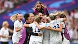 England celebrate Ella Toone's opening goal in the final